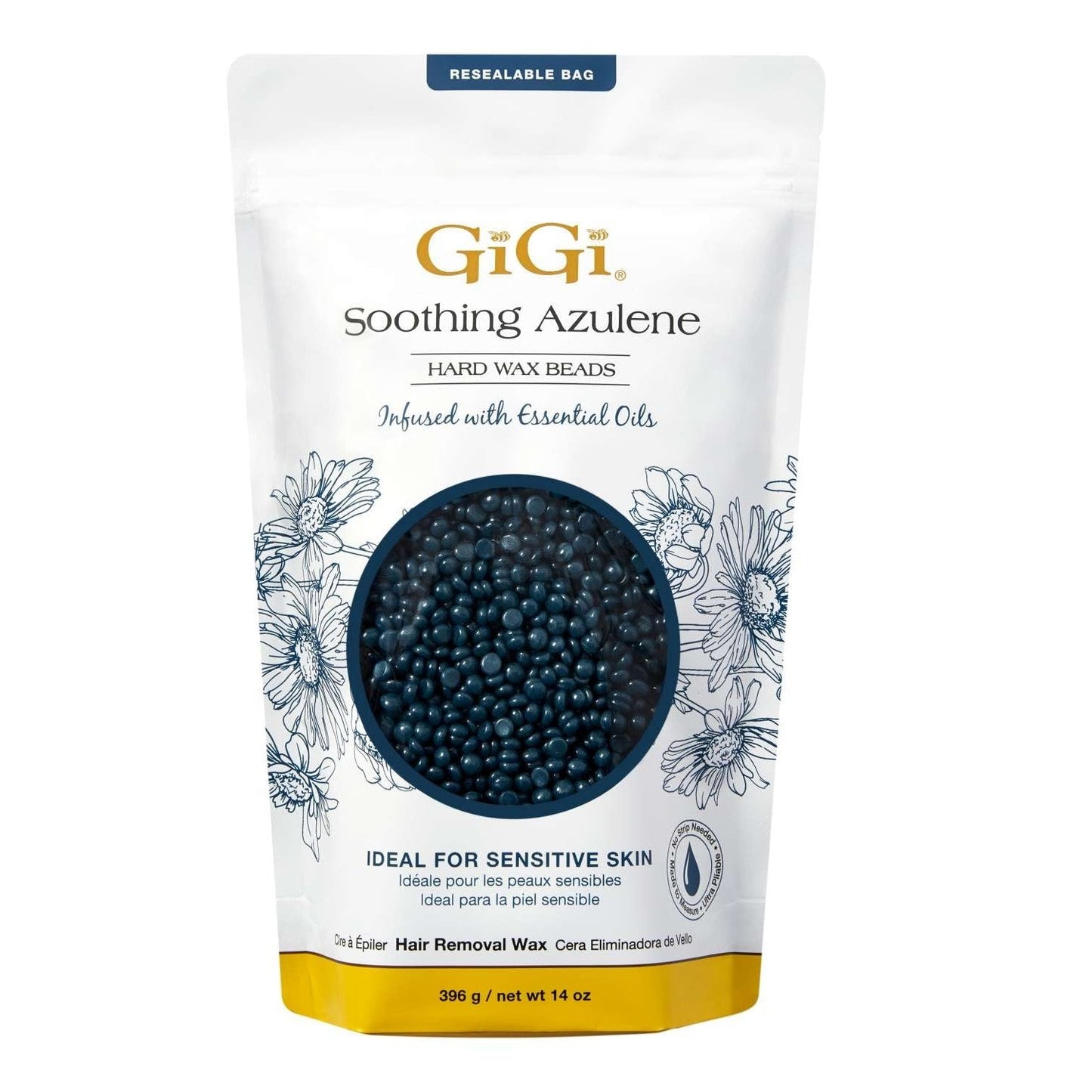 Soothing Azulene Hard Wax Beads Hair Removal Wax
