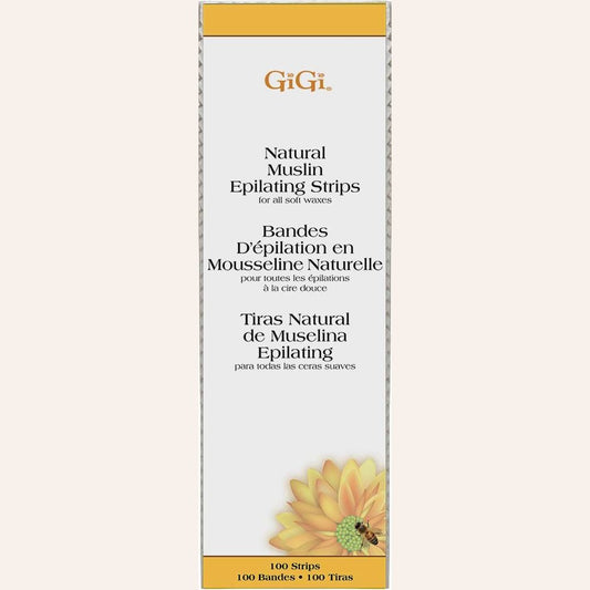 Muslin Epilating Strips Natural Large