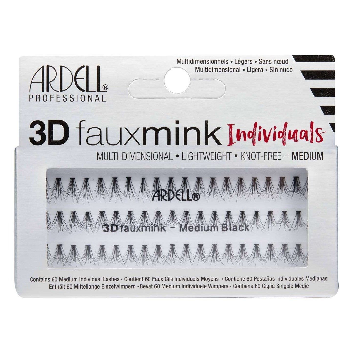 3D Faux Mink Strip Lashes Medium Length