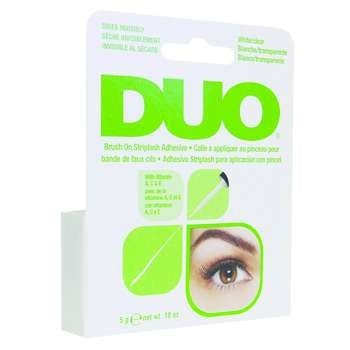 Lash Adhesive with Vitamins A C E Duo Brush-On Clear