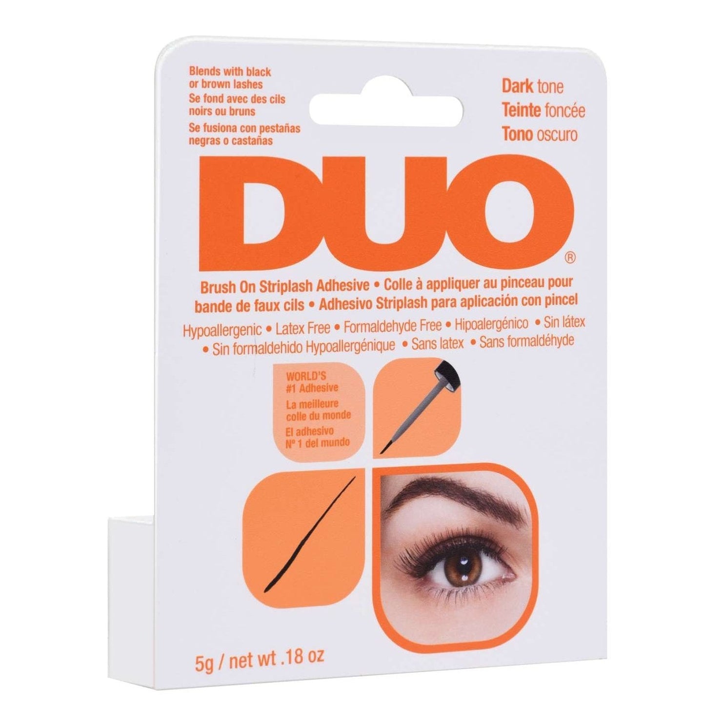 Lash Adhesive Duo Brush-On Dark