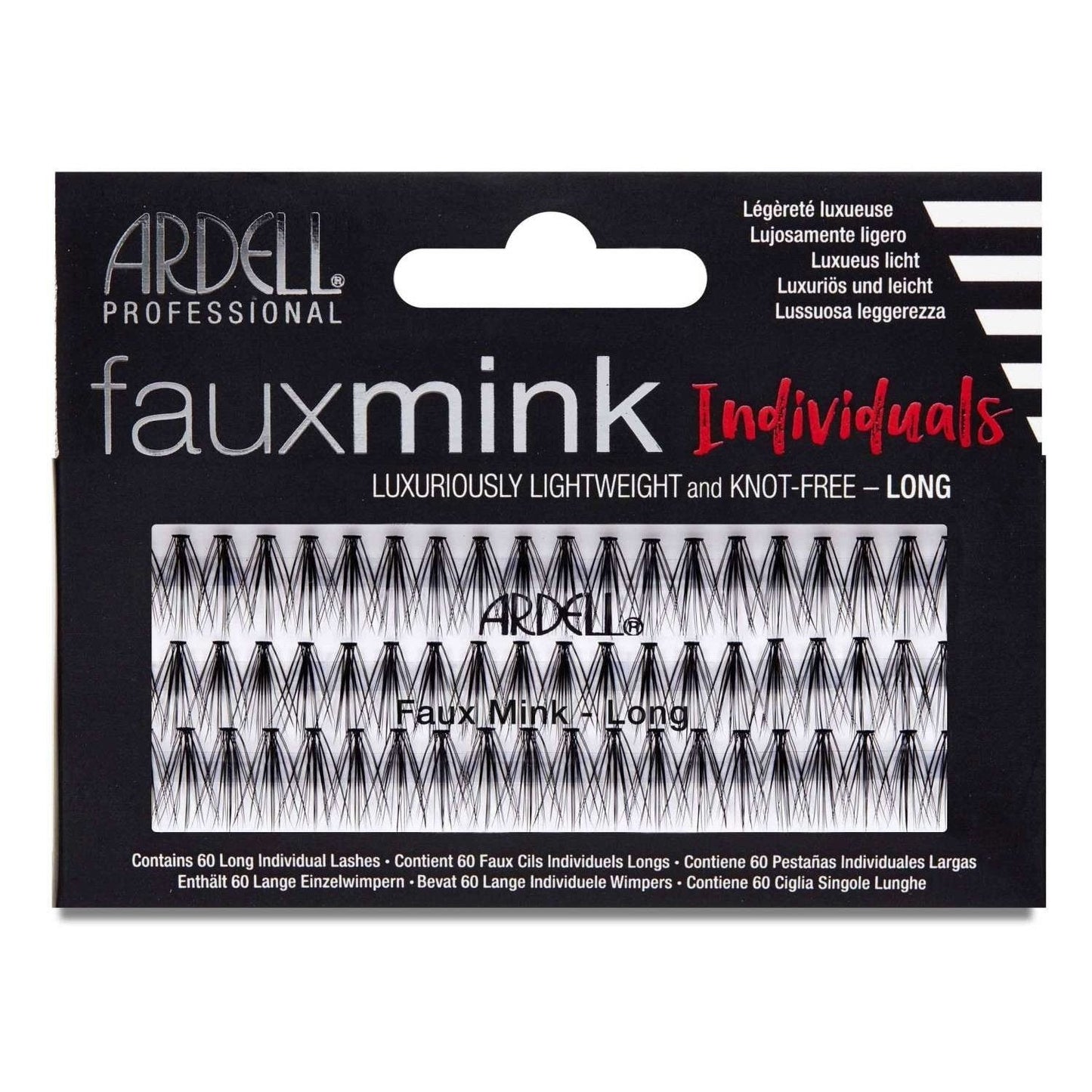 Faux Mink Individual Lashes Long Black