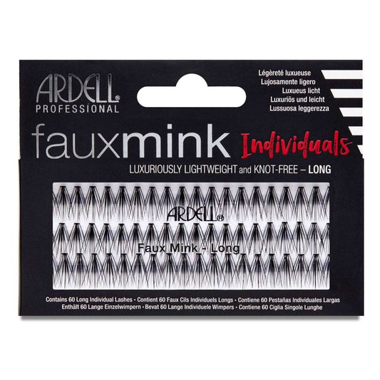 Faux Mink Individual Lashes Long Black