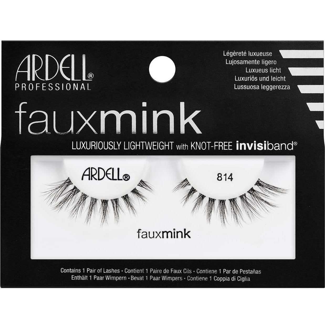 Faux Mink Strip Lash Spiky Medium Length