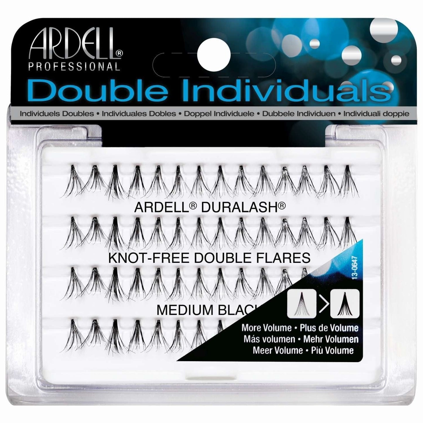 Double-up Individual Lashes Knotted Medium Length