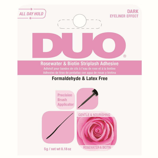 Lash Adhesive Biotin Rosewater Duo Clear