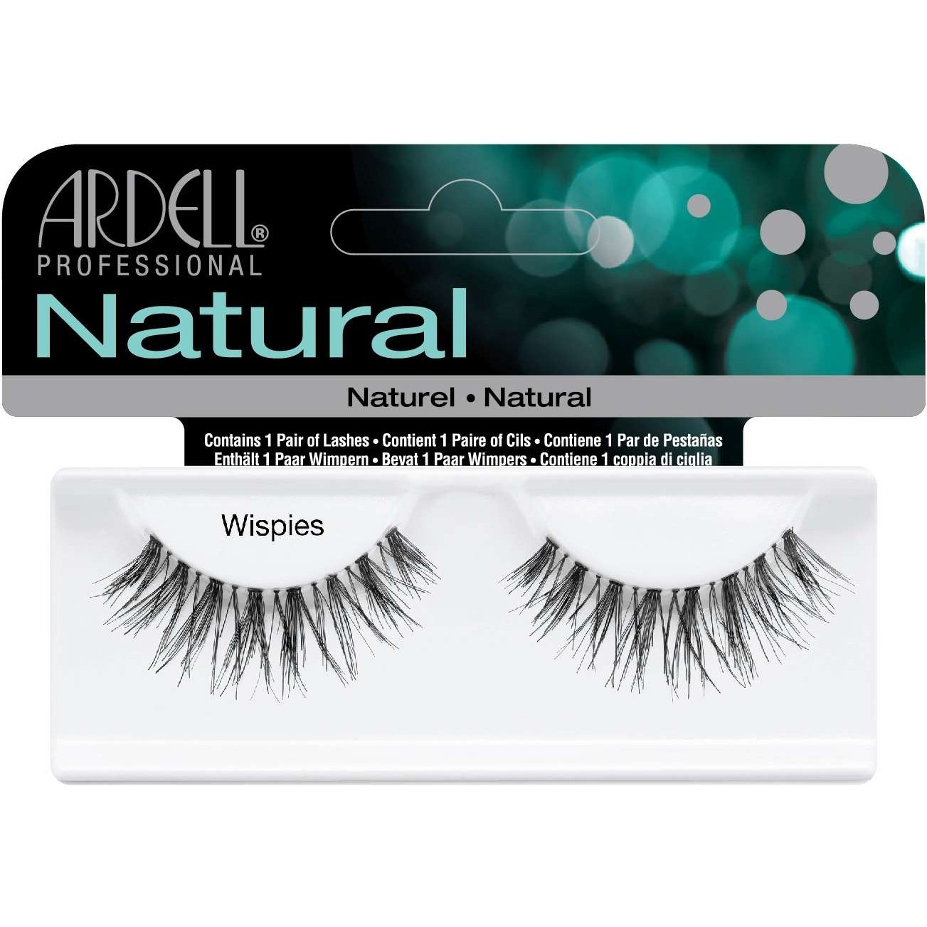Invisible Band Wispies 100% Human Hair Lashes Black