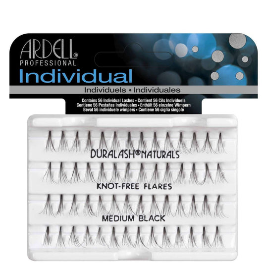 Individual Knot-Free Natural Medium Lashes Black