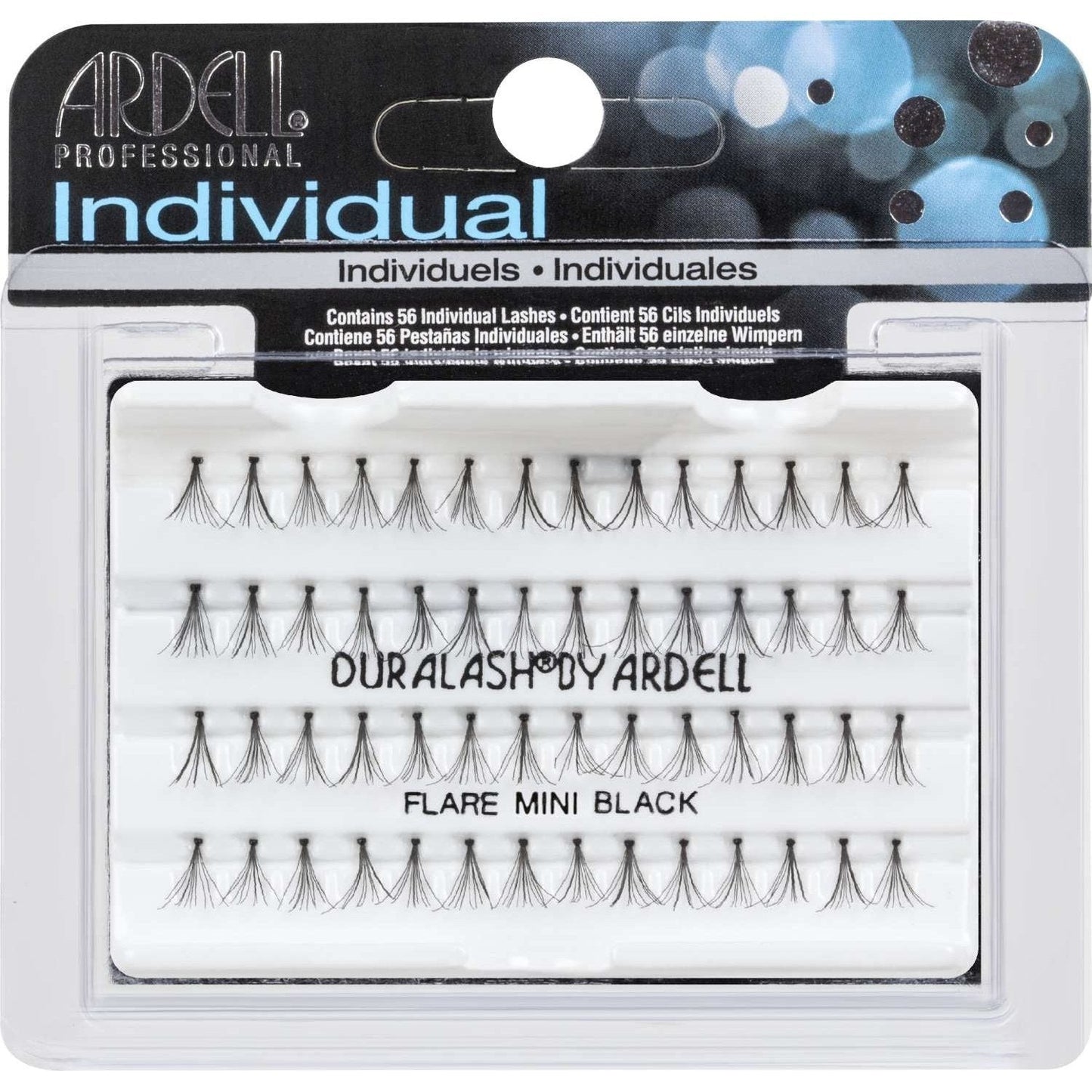 Individual Knotted Flare Lashes 100% Human Hair Mini Length