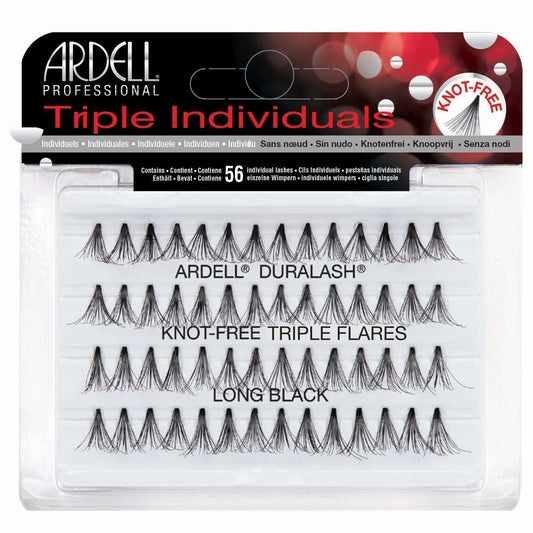 Individual Triple Long Black Eyelashes