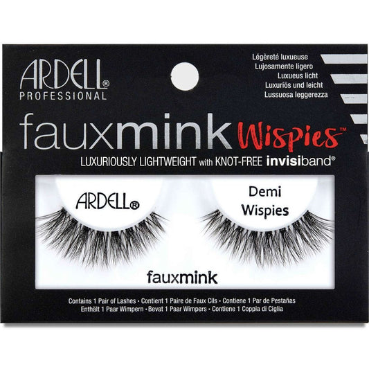 Demi Wispies Faux Mink Strip Lashes with Invisiband