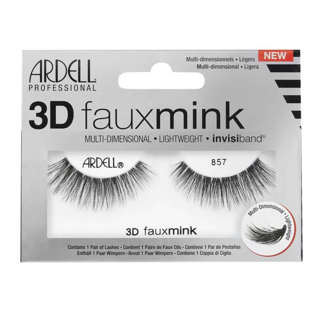 Faux Mink 3D Strip Lashes Flared Winged 857