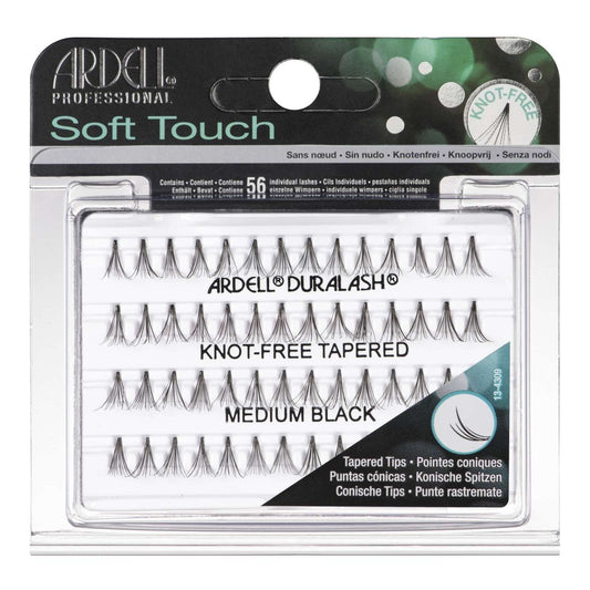 Soft Touch Knot-Free Tapered Individual Lashes Medium Black