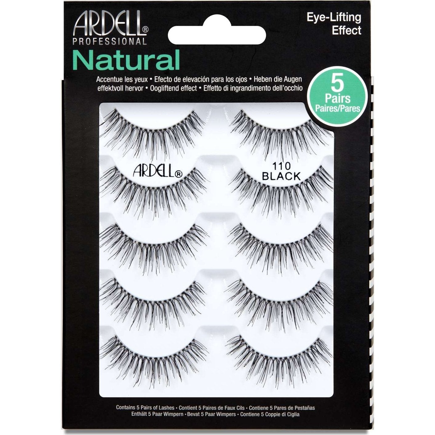 Precision Lash Applicator 5 Pack 110 Natural Look Reusable Lashes