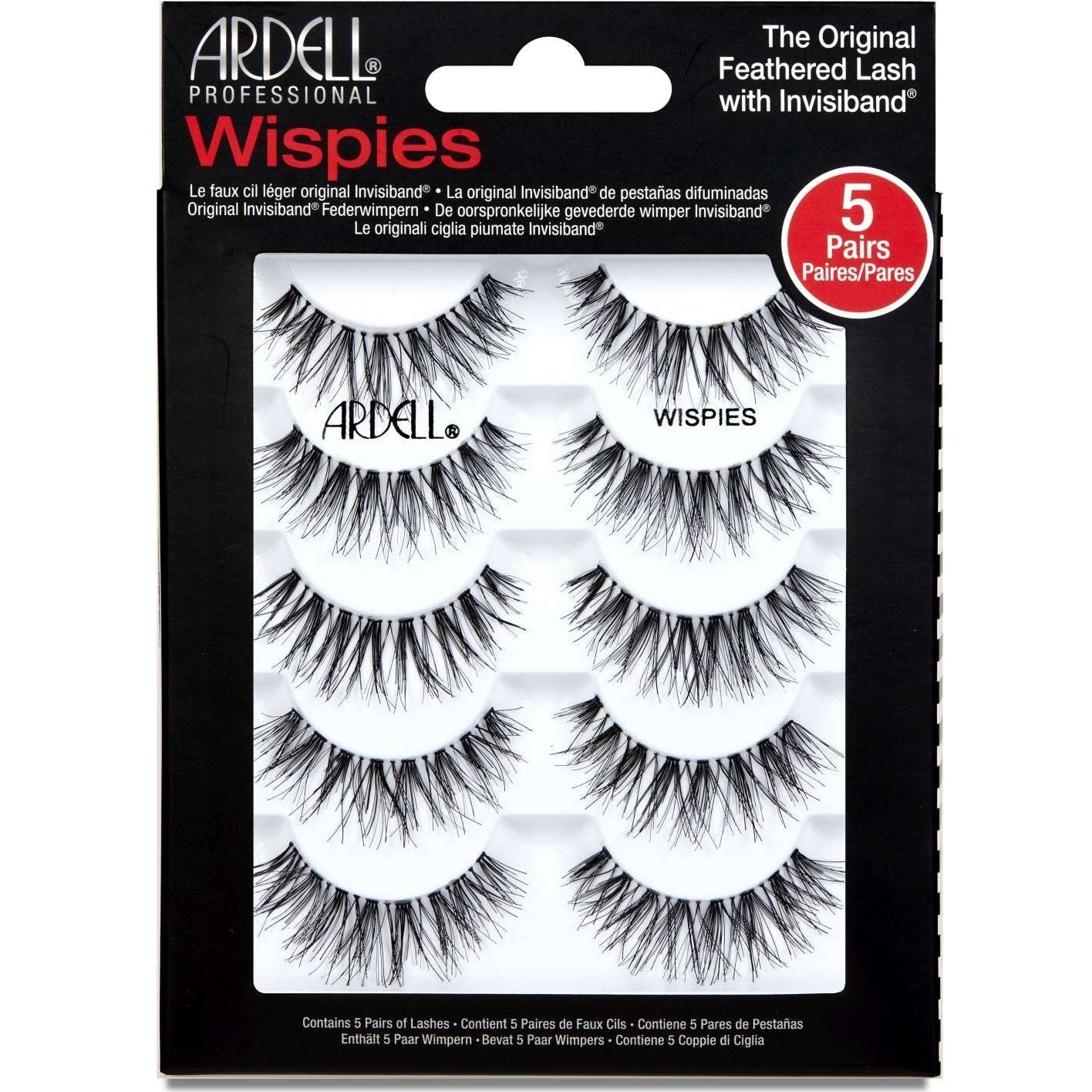 Precision Lash Applicator Wispies 5 Pack with Invisible Band