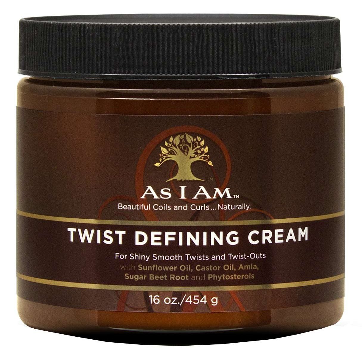 As I Am Twist Defining Cream with Sunflower & Castor Oil 16 oz