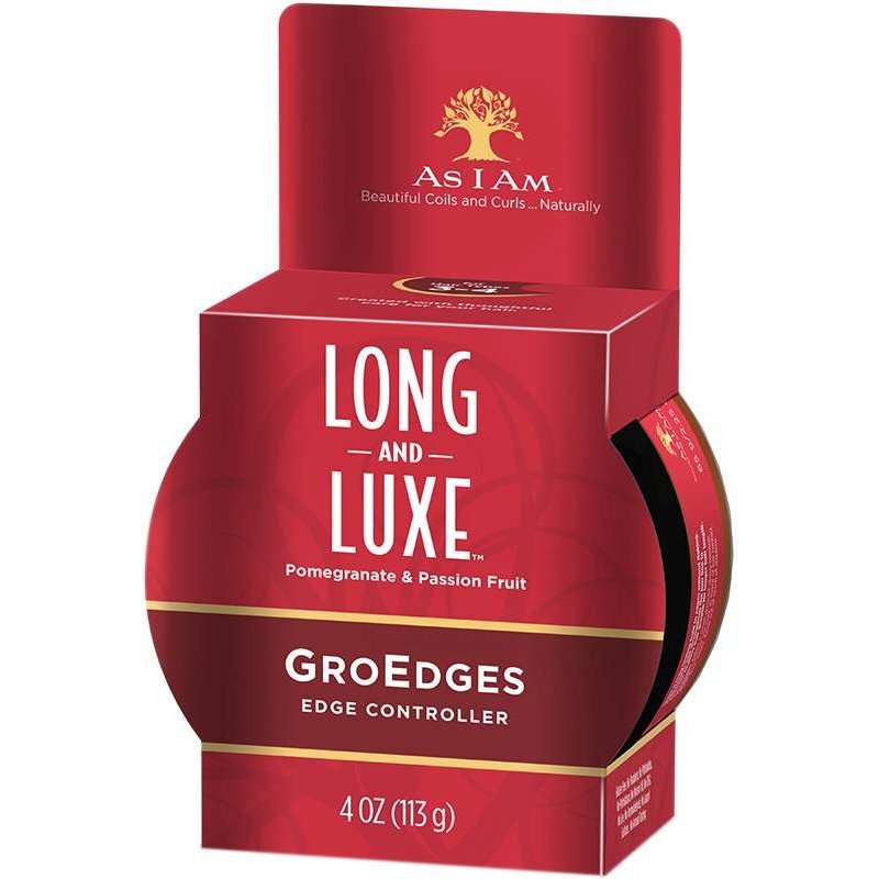As I Am Edge Control Gel with Pomegranate and Passion Fruit