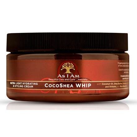As I Am Cocoshea Whip Frizz Control Coconut Shea Butter Hair Styling Cream