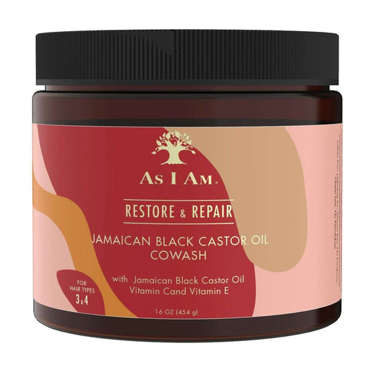 As I Am Co-Wash with Jamaican Black Castor Oil and Vitamins C & E