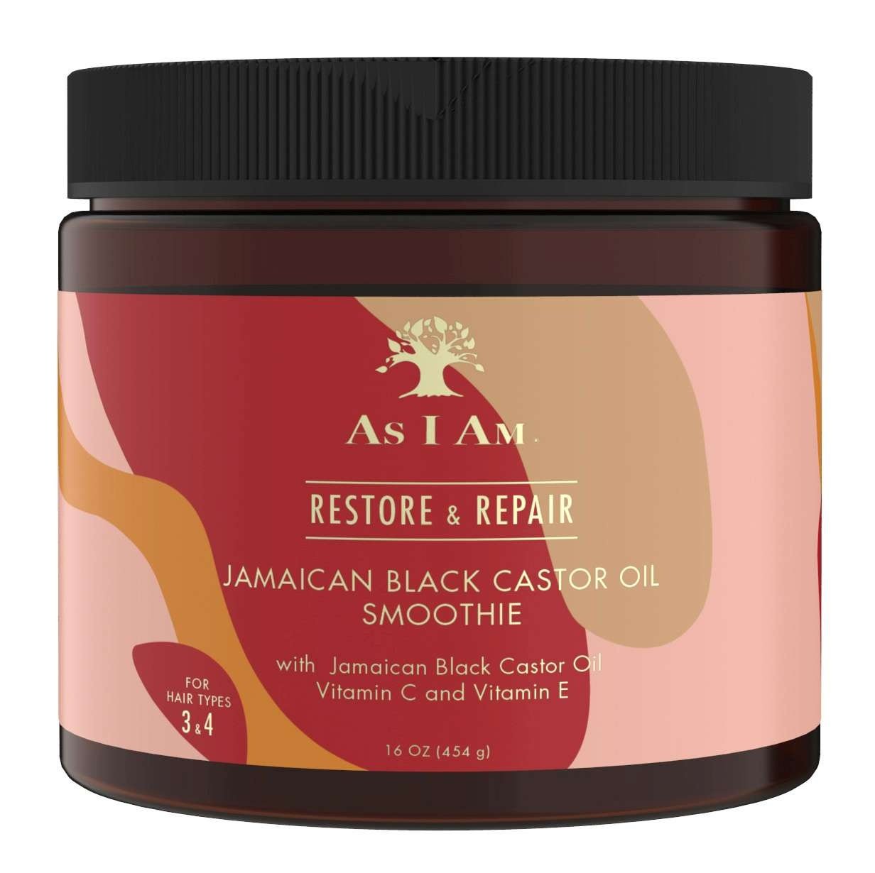 As I Am Hair Smoothie Jamaican Black Castor Oil with Vitamin E and C