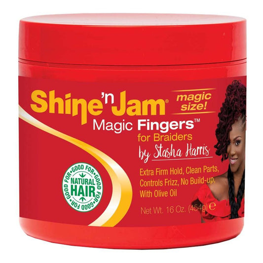 Styling Gel for Braided Hair 16oz - Shine n Jam Magic Fingers