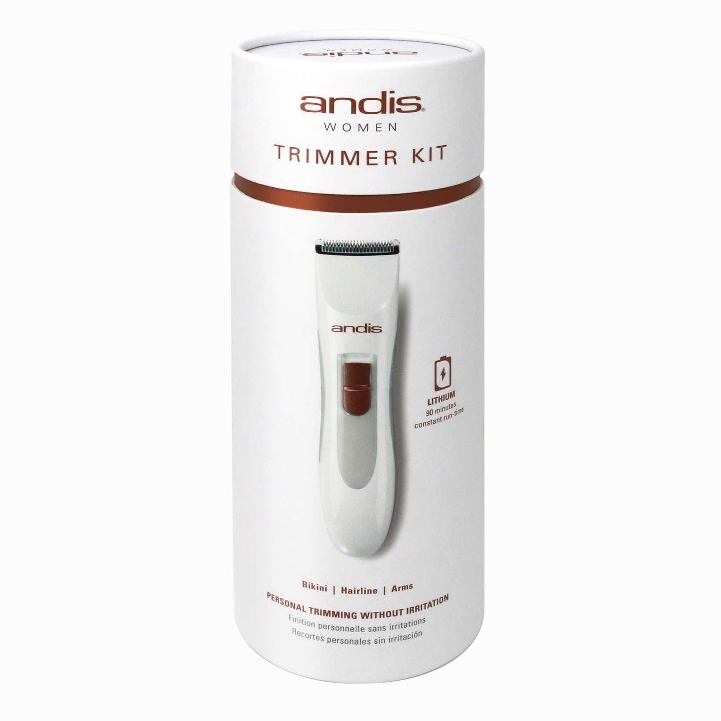 Electric Bikini Trimmer for Legs, Arms, and Bikini Area with Lithium-Ion Battery