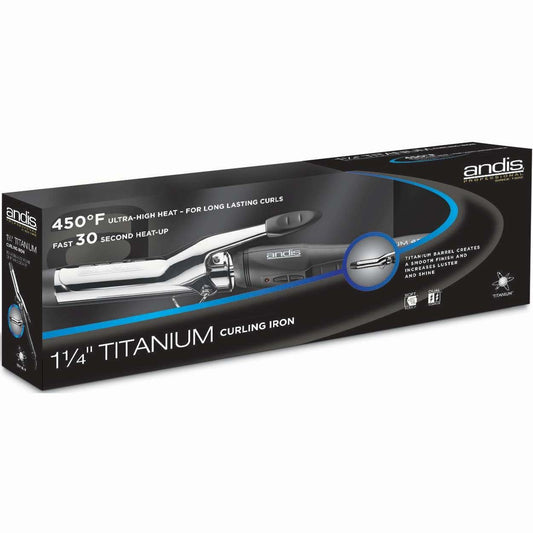 Titanium Curling Iron for All Hair Types 1 1/4-Inch