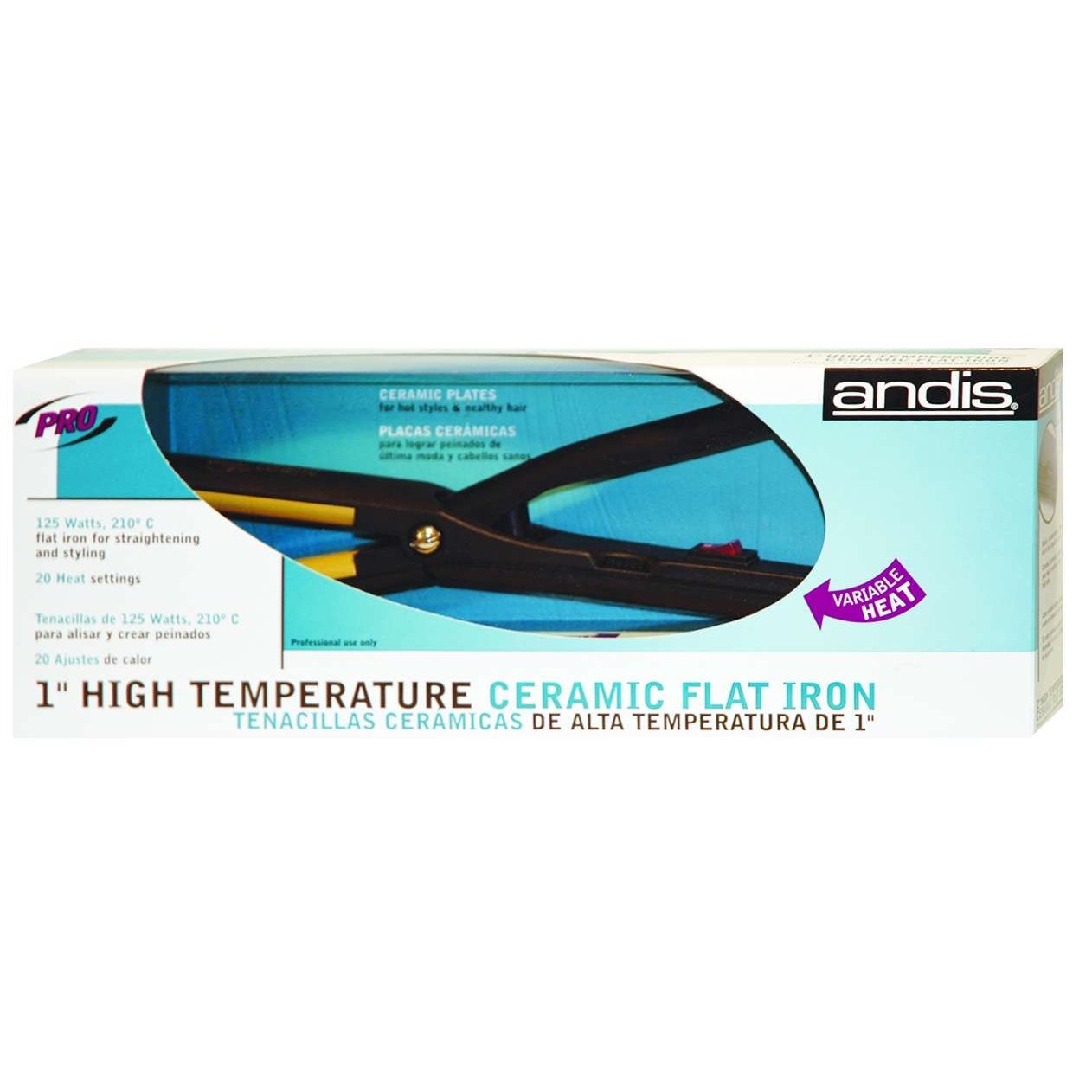 Ceramic Flat Iron for Thick or Fine Hair, Multi-Temp, Quick Heat-Up