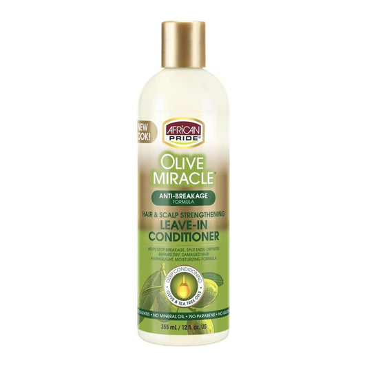 African Pride Leave-In Conditioner with Olive Oil and Tea Tree Oil