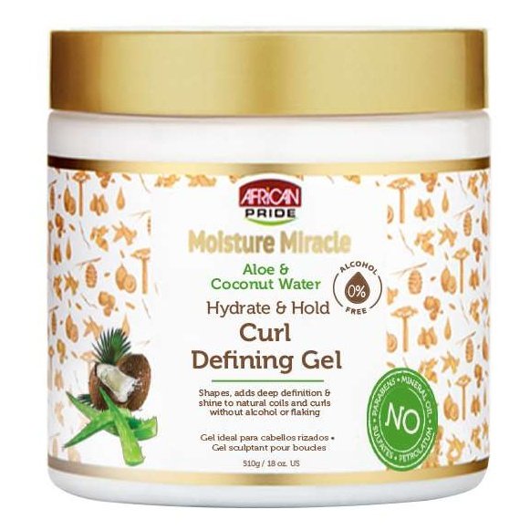 African Pride Curl Defining Gel with Shea Butter and Flaxseed Oil