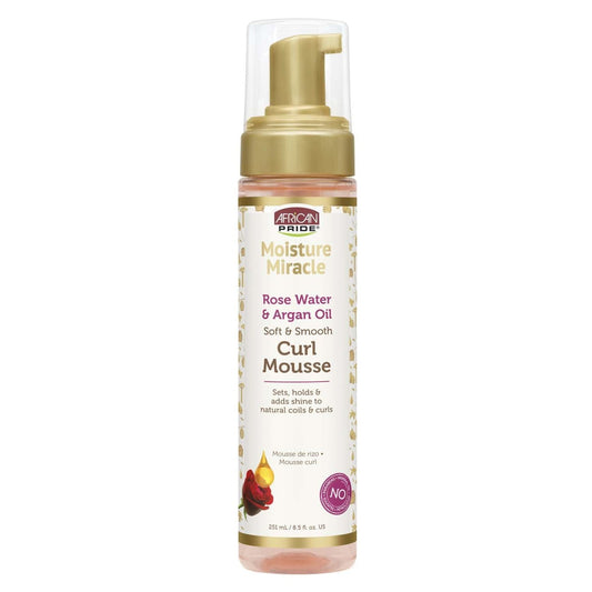 African Pride Curl Mousse with Rose Water & Argan Oil