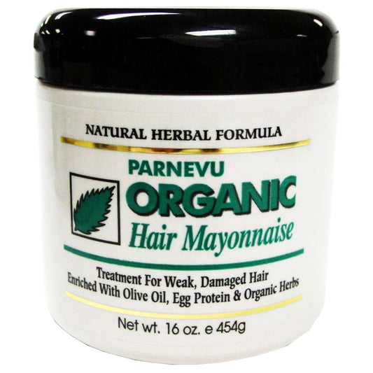 Organic Hair Mayonnaise with Egg Protein and Olive Oil for Damaged Hair