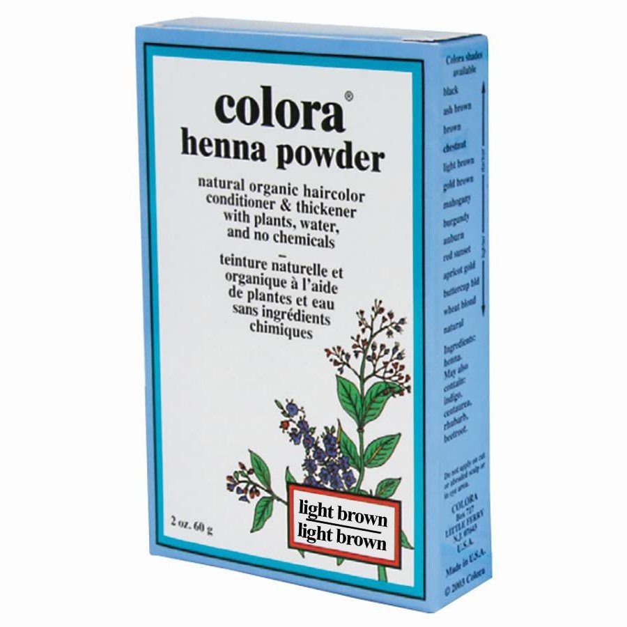 Henna Powder Natural Light Brown Hair Color Organic Conditioning
