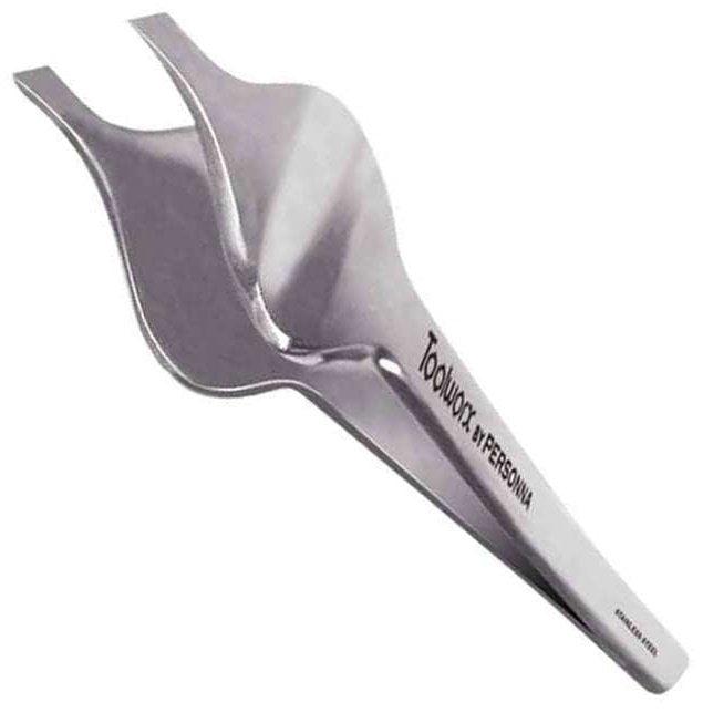 Tweezers Slanted Wide Grip for Fine Hair Removal