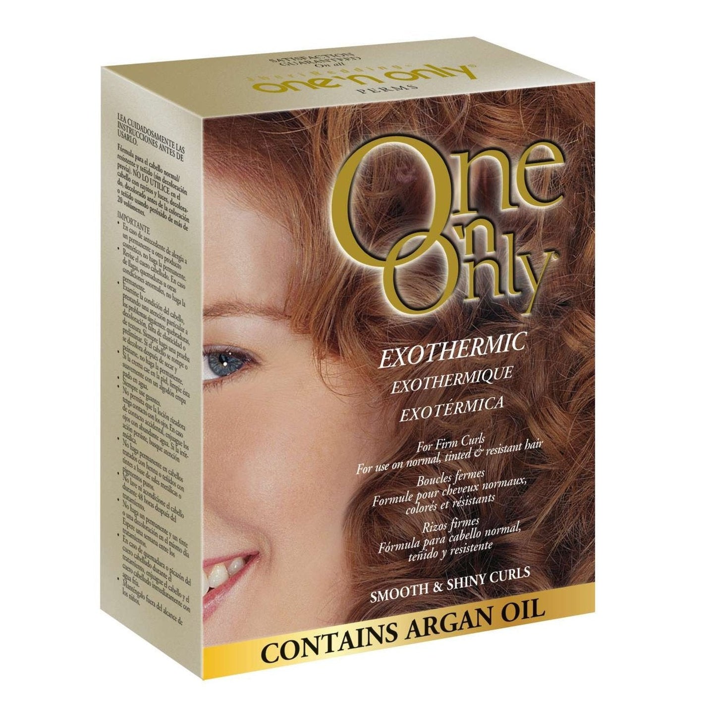 Exothermic Perm with Argan Oil for Firm Curls