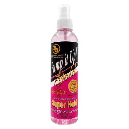 Pump It Up Gold Styling Spritz with Silk Protein and Vitamin B 55% Concentrate