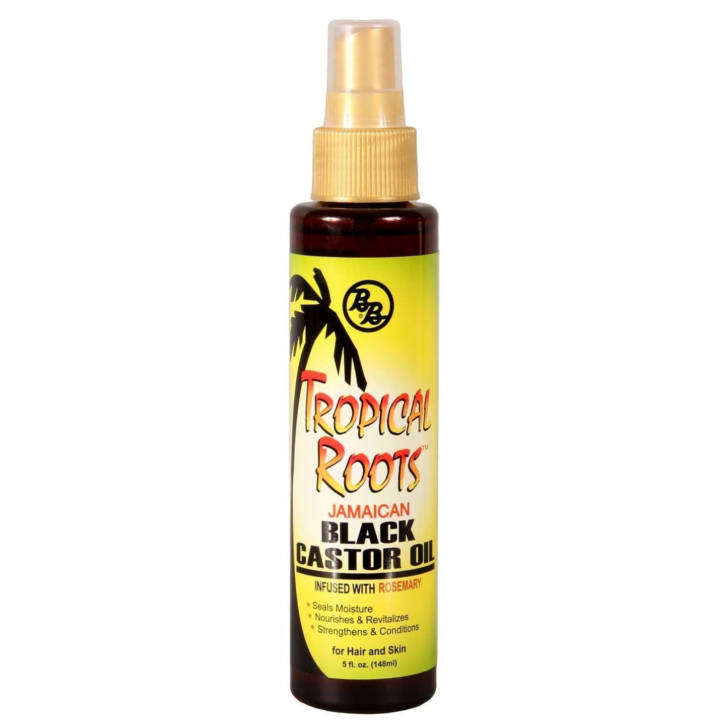 Jamaican Black Castor Oil with Rosemary for Hair Nourishment and Growth