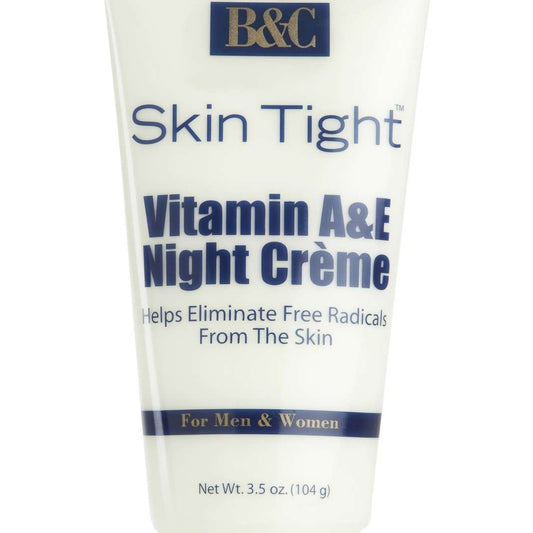 Tightening Night Cream with Vitamin A and E for Skin Care