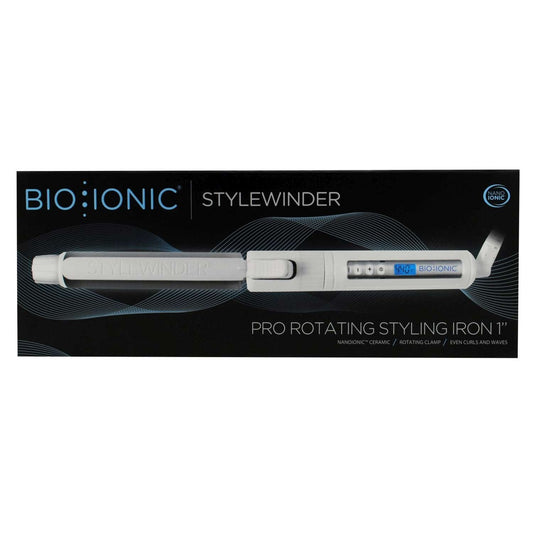 Rotating Curling Iron with Dual Heaters 1-1/4 Inch Barrel