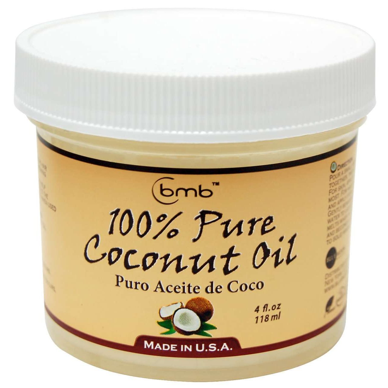 Pure Coconut Oil Multipurpose Hair and Skin Oil 4 oz