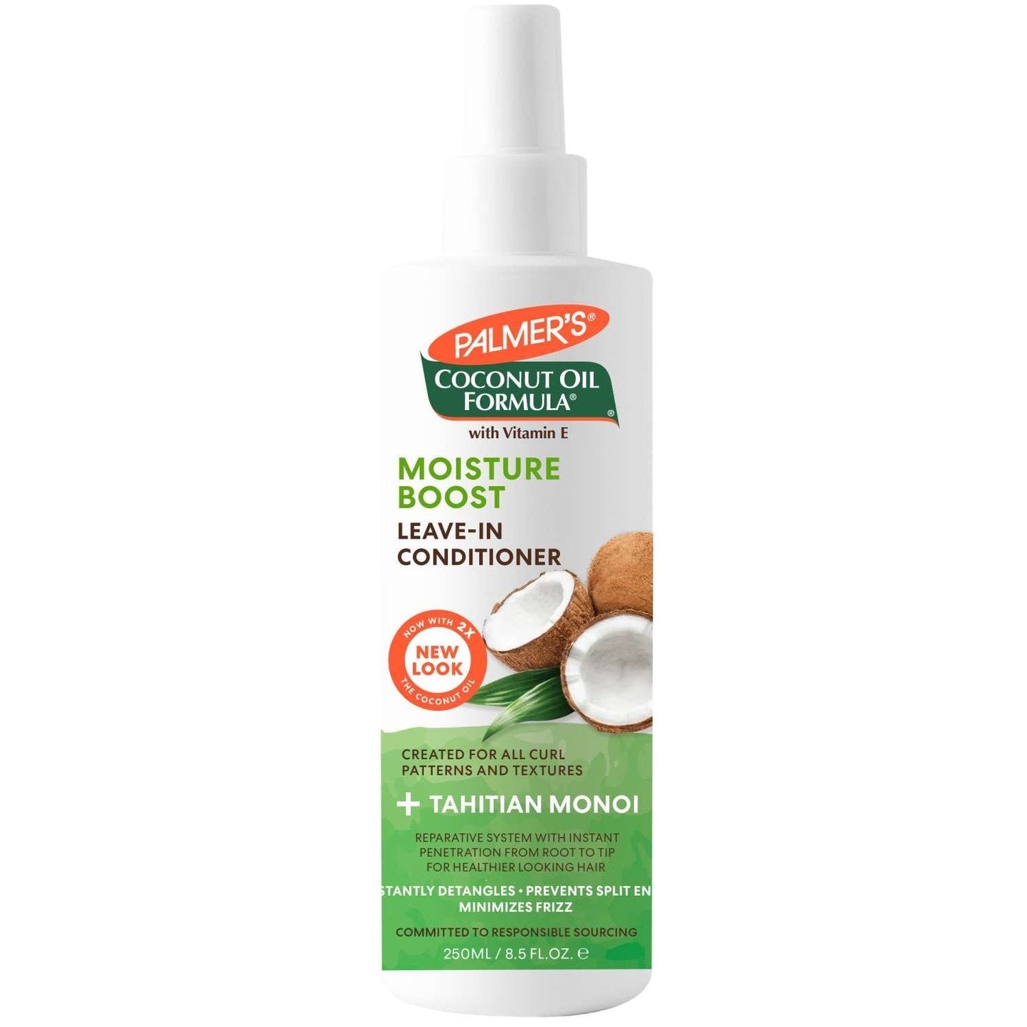 Coconut Oil Leave-In Conditioner Moisture Boost Frizz Control