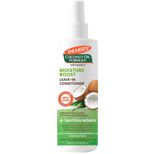 Coconut Oil Leave-In Conditioner Moisture Boost Frizz Control