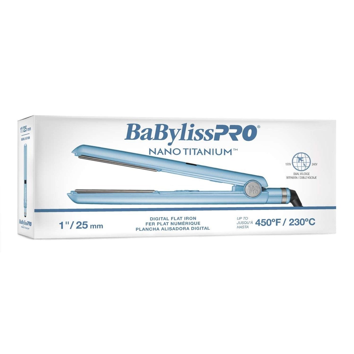 Digital Hair Straightener Nano Titanium 1"