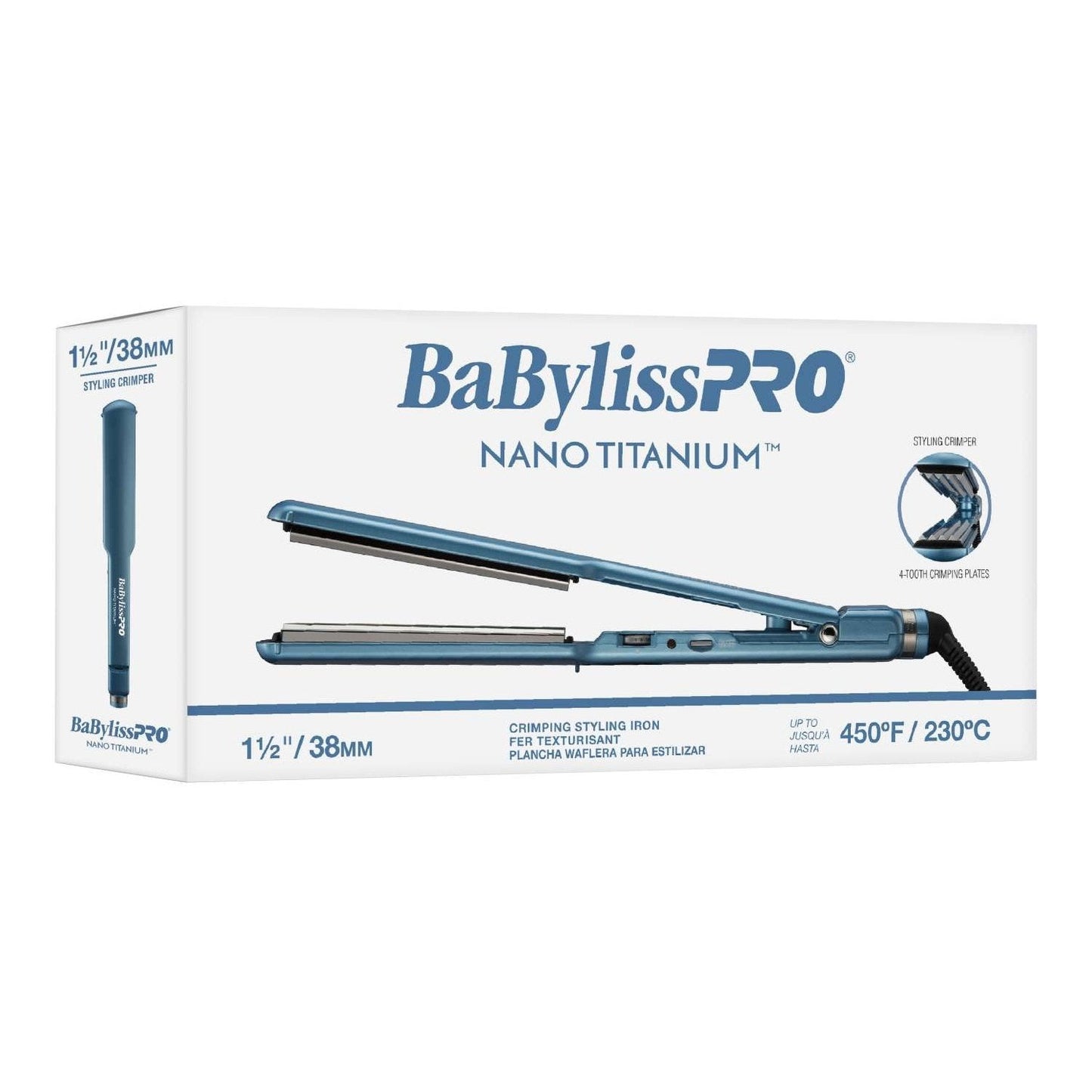 Styling Crimper with Nano Titanium and Ceramic Tourmaline Technology