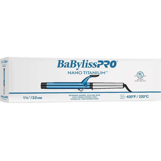 Nano Titanium Curling Iron Extended 1.25 Inch Barrel