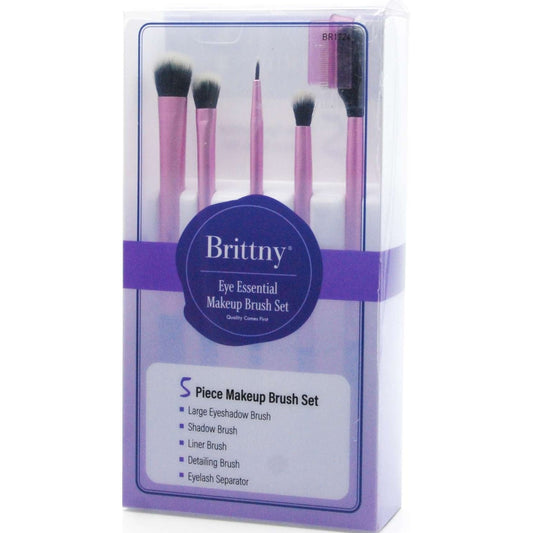 Eye Makeup Brush Set 5-Piece Essential Kit