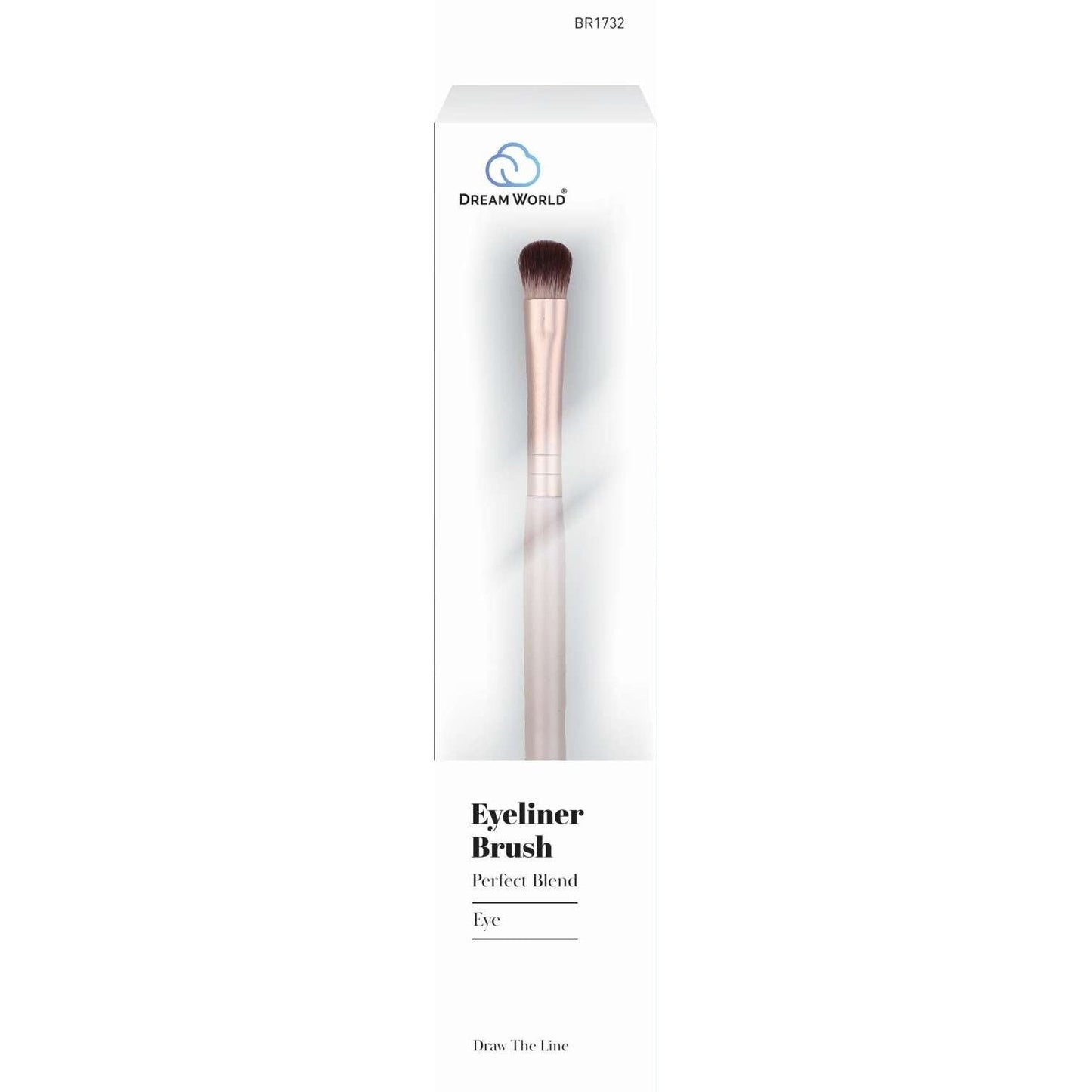 Eyeliner Brush with Velvety-Soft Bristles and Control Handle