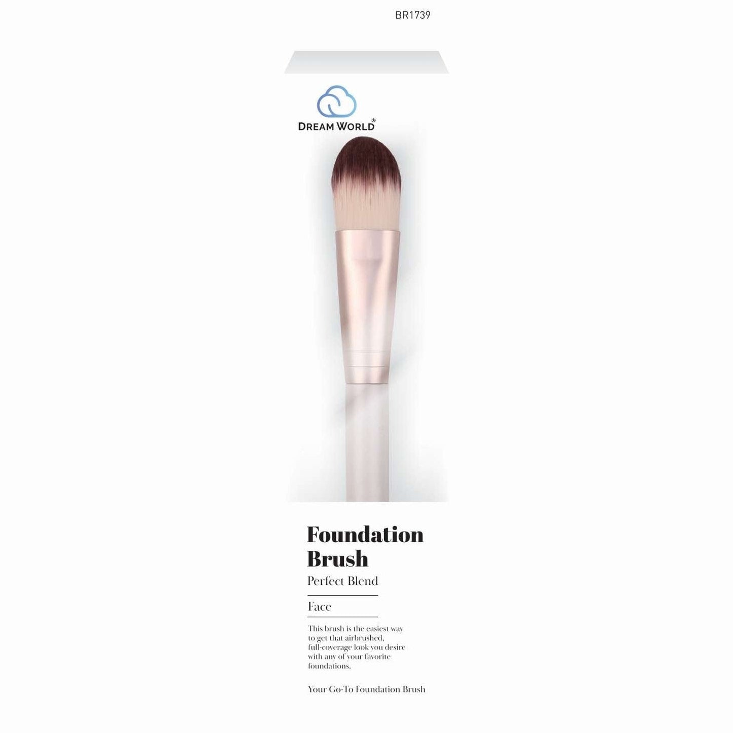 Foundation Brush with Soft Bristles for Even Application