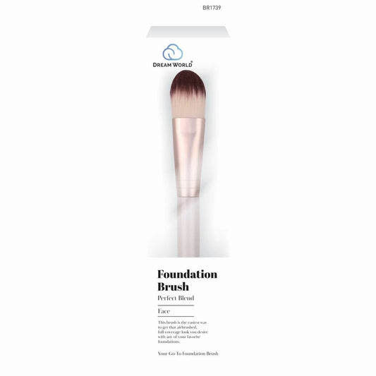 Foundation Brush with Soft Bristles for Even Application