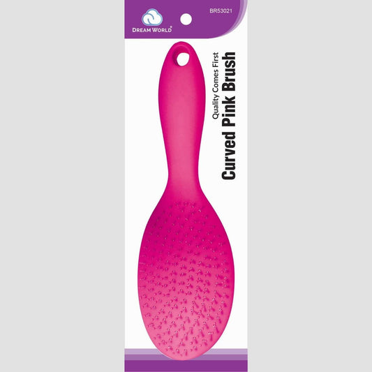 Curved Hairbrush for Dry and Damaged Hair